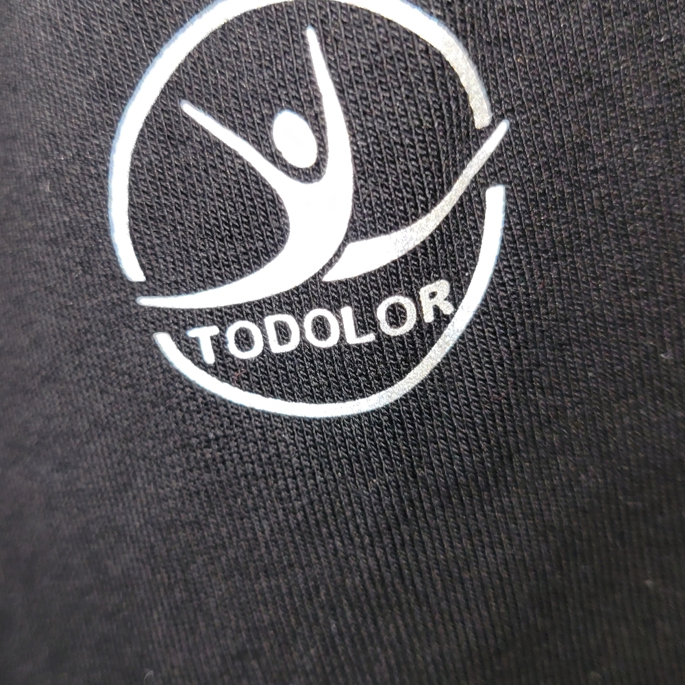 Todolor Women's Black Sweat Pants Size Medium - Picture 3 of 4